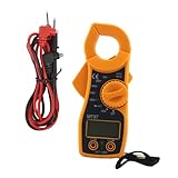 DIYEAH Spannung Amperemeter Tester Elektrische Zahl Klemme Ohm Volt Test Meter Spannungstester Leistungstester Multimeter Elektronisches Messgerät Digitales Testwerkzeug Zufällige Farbe