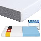 Arensberger LINA Schaumstoff Matratze 120x200 cm – 11 cm NANOCELL® Gel-Schaum – H3 Härtegrad – Atmungsaktiv – Abnehmbarer Bezug 240g/m² – Waschbar bis 60°C – Rollmatratze Komfortmatratze