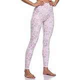 Wtouhe Sporthose für Damen, bedruckt, Stylisch, Running, Workout, Gymnastik, Jogging, Fitness, Übung, Yoga, lange Taille, elastisch, Leggings, Comfort Knickerbockers 2020 Gr. L , 20˚ Rosa.