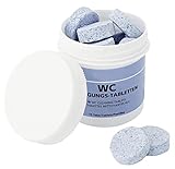 Maximex WC-Reinigungstabletten 15 Stück - Effektive Reinigung, phosphatfrei, Chemische Zusammensetzung, 2 x 2 cm, Blau