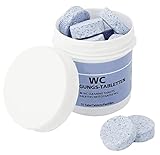 Maximex WC-Reinigungstabletten, 15 Stück, entfernt Urinstein, Kalk, Rost & Verfärbungen, effektive Reinigung der Toilette und Neutralisation von unangenehmen Gerüchen für hygienische Sauberkeit
