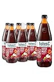 hohes C Roter Multivitamin (6 x 1l), 100% Saft, Apfel, Traube, Zitrone, 7 Vitamine, ohne Zuckerzusatz, mit recyceltem PET