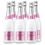Freixenet ICE Rosé Cava (6 x 0,75 l) - Halbtrocken, intensive fruchtige Aromen von Erdbeeren und Himbeeren, traditionelle Flaschengärung