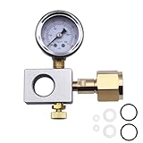 DRYHTEN Kohlendioxid Nachfüllstation Adapter mit Gauge für Sodastream DUO Terra Art Gaia Pink Zylinder Flasche Quick Connect