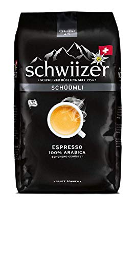 Schwiizer Schüümli Espresso Ganze Kaffeebohnen, 1kg