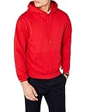 Fruit of the Loom Herren Kapuzenpullover, Rot (Red), Large