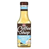 Schwartau Coffee Shop Vanille ohne Zucker, Kaffeesirup zum Verfeinern von Kaffeespezialitäten, 200ml
