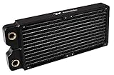 Thermaltake Pacific DIY Flüssigkeitskühlsystem Clm240 40 mm dick, hochdichte Lamellen, zweireihige Kupferrohre, Kupfer-Kühler CL-W236-CU00BL-A