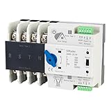 SiRyder ATS 4P 100A 400V Automatischer Transferschalter,Automatischer Interuptor mit Doppelter Transference