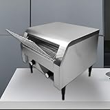 Kommerzieller Tischtoaster, Hochleistungs-Förderbandtoaster Aus Edelstahl, 7-Gang-Einstellung, Schnelles Aufheizen, Mit Doppeltem Heizrohr, Für Restaurants, Bars, Cafeterias, Cafés
