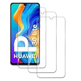 AKLPP 3 Stück Panzer Schutz Glas für Huawei P30 Lite, 10H Härte Glas Folie Displayschutz, HD Klar, Anti-Kratz, Anti-Bläschen Panzerfolie Schutzfolie Bläschenfrei Displayschutzfolie