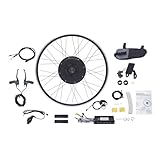 Yolancity 28'/29'/700C E-Bike Umbausatz, 48V 1000W Ebike Nachrüstsatz mit Upgrade-Display, Dual Mode Controller, Electric Bicycle Umbausatz für Universal-Scheibenbremsen und V-förmigen Bremsen