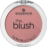 essence cosmetics the blush, Rouge, Nr. 90 Bedazzling, rot, langanhaltend, matt, natürlich, vegan, Mikroplastik Partikel frei, Nanopartikel frei (5g)