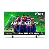 Philips Ambilight 75PUS8309 4K LED Smart TV - 75-Zoll Display mit Pixel-präziser Ultra HD, Titan OS Plattform und Dolby Atmos-Klang - Funktioniert mit Alexa und Google Sprachassistent – Matt Schwarz