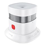 HEIMAN Mini Rauchmelder mit 10 Jahren Batterielaufzeit,85dB Alarm, TÜV und EN14604 Zertifizierter Rauchwarnmelder Feuermelder Brandmelder ，mit Feueralarm und Fotoelektrischem Sensor (1)