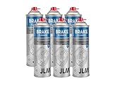 JLM Bremsenreiniger Spray - Effektive Reinigung von Schmutz, Öl und Bremsstaub von Bremsscheiben, Bremsbelägen & Kupplungsteilen - 6 x 500ml Sprühdose