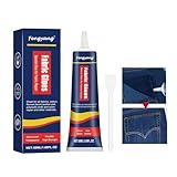 Fengyang® Textilkleber, Textilkleber Waschmaschinenfest, Permanenter Transparenter Waschbarer Textilkleber, für Stoffe, Polster, Bekleidung und Filz