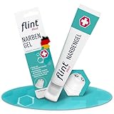 flint Med Narbengel – Narbensalbe mit integriertem Narbenoller, macht Narben geschmeidiger und glatter, für frische und alte Narben, vegan, transparent und hautpflegend, 17 ml