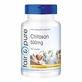 Fair & Pure® - Chitosan 500mg - 180 Tabletten - hochdosiert - natürlicher Ballaststoff - ohne Magnesiumstearat