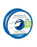 CFH Bastlerlot EL 329 – Lötzinn Ø 2,0 mm, 70 g, flussmittelgefüllt, bleifrei, ideales Lot für Reparaturen und Lötprojekte im Handwerk, hochwertige Qualität, Made in Germany