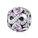 925 Sterling Silber Birthstone Charms fit für Pandora Charme Armband Schmuck