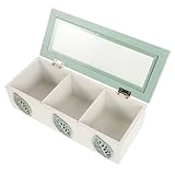 Warmhm Teebox Aus Holz Teebeutel Küchenschubladen Organizer Tee Aufbewahrungsbehälter Teebeutelhalter Tee Organizer Für Schubladen Teepaket Organizer Schubladen Organizer Büro