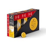 Tchibo Cafissimo Vorratsbox Caffè Crema mild Kaffeekapseln, 120 Stück – 4x 30 Kapseln (Kaffee, mild mit sanftem Aroma), nachhaltig & fair gehandelt