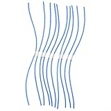 F016800182 Ersatzfaden für Rasenmäher, kompatibel mit ART 30, 10 Stück, 4 mm Durchmesser, 30 cm Länge, für Black and Decker GL680 GL685 GL686 GL687 GL690