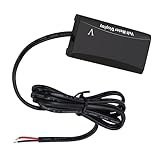 SWOOMEY 12V Dc Wasserdichtes Voltmeter Mit Blauer Anzeige Tragbares Spannungsmessgerät Für Auto Boot Und Langlebig Leicht Ablesbar