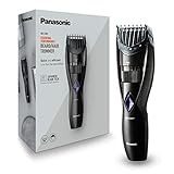 Panasonic ER-GB37-K503 Bartschneider, Haarschneider, Körperhaartrimmer, präzise, wasserdicht, abwaschbar, Schwarz