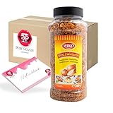 Pere's Candy Bundle für Röstzwiebeln Spender 3 x 280g + Pere's Candy Notepad DIN A7-25 Blatt