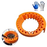 Bohrerschleifgerät & Schärfgerät Universal - Präzisionsschliff für 2-13 mm Bohrer, Kompatibel mit Winkelschleifer & 125 mm Schleifmaschinen, Langlebig durch Edelstahl-Komponenten