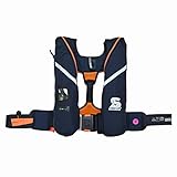 Automatische Rettungsweste Secumar Survival 275 Harness dunkelblau / orange