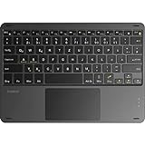 Inateck Tablet Tastatur mit Touchpad, kompatibel mit Android Tablets/Smartphones und Windows PCs, KB01101