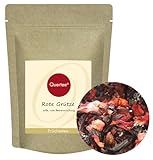 Quertee Süße Beerenmischung 'Rote Grütze' Früchtetee - Lose Blätter - Geschmack: süße, rote Beerenmischung (500 g)