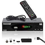 Premium X Kabel Receiver DVB-C FTA 530C Digital FullHD TV | Auto Installation USB Mediaplayer SCART HDMI | Kabelfernsehen für jeden Kabel-Anbieter geeignet