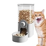 Suphyee Automatischer Futterautomat für Katzen, Automatischer Futterspender für Haustiere - Automatischer Haustier-Futterspender, Wasserspender, Hunde-Futterspender-Aufhänger | Automatischer