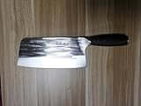 TJ POP Hackmesser Chinesisches Kochmesser Professionelles 18.8cm, Scharfer Fleischerbeil, 50CR15 Stahlklingestärke 2.5 mm, TJ SEGA Serie TC19080 für Küche und Restaurant