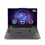 Lenovo LOQ Gaming Laptop | 15,6' Full HD 16:9 Display | 144Hz | Intel Core i5-12450HX | 16GB RAM | 512GB SSD | NVIDIA GeForce RTX2050 TGP 65W | G-Sync |QWERTZ | grau | AI Chip LA1