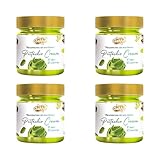 Sahha Natural Pistachio Cream, Glutenfrei, Farbstofffrei Vegan und nahrhaft 30% Pistazie 200g Leckere, gesunde und nahrhafte Frühstücks-Pistaziencreme 4 Pack