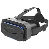VR-Headset, Virtual-Reality-Headset, High-Definition-Virtual-Reality-Brille, 3D-Virtual-Reality-Brille mit verstellbaren Kopfbändern, leichte VR, echte Brille