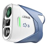 AOFAR GX6 Golf Entfernungsmesser mit Slope, Wiederaufladbarer Golf Laser Rangefinder, 1000Y, ±0,5YGenauigkeit, Flag-Lock und Vibration, 7X Vergrößerung, Laser Entfernungsmesser mit Magnetische