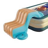 Aufblasbare Wasserrutsche, aufblasbare Rutsche für Kinder, lustiges Wasserspiel für Kinder im Park, Garten, Hof