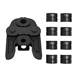 Pressbacken Set mit Th Kontur 16-32mm, Profi Presszangen Pressbacke mit 4 Presskontur, Profi-Zange Crimpwerkzeug für Verbundrohr von Aluminium-Kunststoff, PEX & Kupfer