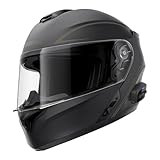 Sena Outrush R Bluetooth Klapphelm mit Intercomsystem (Schwarz, XL)