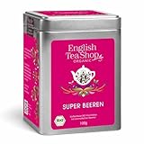 ETS - Super Beeren BIO Früchtetee | säurearmer loser Tee koffeinfrei | erfrischend fruchtig mit leichter Minznote - 100g Dose