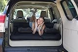Adirigo Tragbare SUV-Luftmatratze, Ultra-Bequeme, beflockte Auto-Matratze mit Zwei Kissen, verbesserte und Dicke Luftsäule, geeignet für Indoor- und Outdoor-Aktivitäten, Reisen, Camping