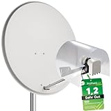[ Test SEHR GUT, Note 1.2 *] GSS LNB Wetterschutzkappe für 2 LNBs, LMB Wetterschutz Haube Wetterschutzhaube, Schutz vor Hagel Schnee Regen, LMB Schutzhaube für Satellitenschüssel, Abdeckung Kappe