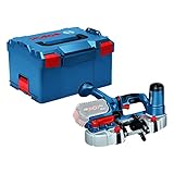 Bosch Professional 18V System Akku Bandsäge GCB 18V-63 (inkl. 1 Bandsägeblätter, Ohne Akkus Und Ladegerät, Im L-BOXX)