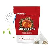 Detox Tee für Abnehmen, 28 Tage Gewichtsverlust Detox Tee – Natürliche Kräutermischung mit Camellia, Ginseng & Taraxacum – Fördert Stoffwechsel & unterstützt Balance, Koffeinfreier